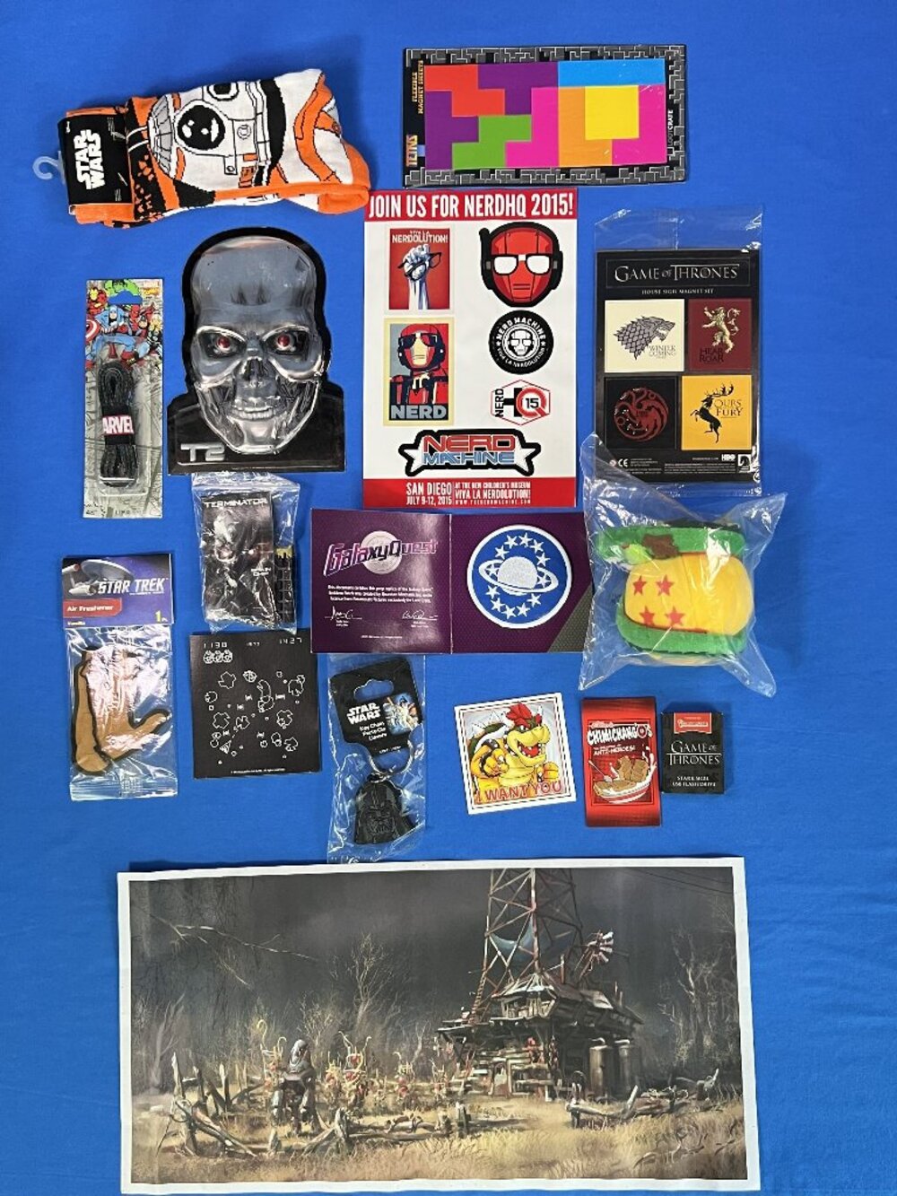 Loot Crate Exclusive Mix Box #3 Of Items See Below for Description of Each Piece